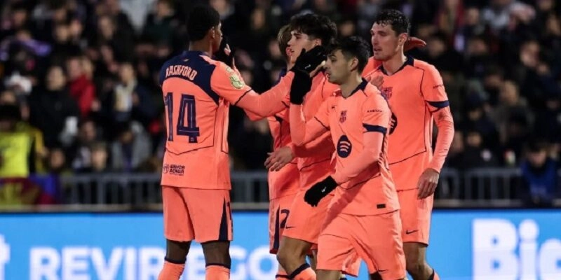 Barcelona đã gặp nhiều khó khăn để đánh bại đối thủ ở giải Hạng Ba